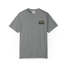 Load image into Gallery viewer, Inspired Adventure Co. Roots Series – Tahoe-Inspired Mountain Lake Tee, Vintage Mountain Sunset