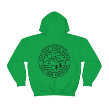 Load image into Gallery viewer, Explore Your World, Seek Your Adventure... Unisex Heavy Blend™ Hooded Sweatshirt
