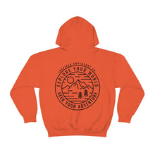 Load image into Gallery viewer, Explore Your World, Seek Your Adventure... Unisex Heavy Blend™ Hooded Sweatshirt