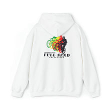 Load image into Gallery viewer, Inspired Mountain Bike Full Send Rasta Unisex Heavy Blend™ Hooded Sweatshirt
