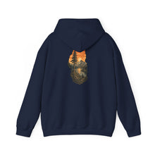 Load image into Gallery viewer, Tahoe Roots Hoodie | Lake Tahoe Adventure Hoodie | Gildan 18500 Heavy Blend™ Mountain Sweatshirt
