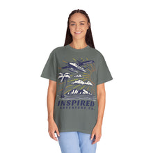 Load image into Gallery viewer, Inspired Adventure Company... No Bad Dayz! Hiking, Adventure, Travel Unisex Garment-Dyed T-shirt
