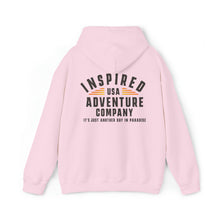 Load image into Gallery viewer, It&#39;s Just Another Day in Paradise... Inspired Adventure Co. Unisex Heavy Blend™ Hooded Sweatshirt
