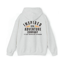 Load image into Gallery viewer, It&#39;s Just Another Day in Paradise... Inspired Adventure Co. Unisex Heavy Blend™ Hooded Sweatshirt
