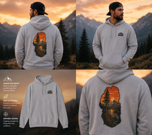 Load image into Gallery viewer, Tahoe Roots Hoodie | Lake Tahoe Adventure Hoodie | Gildan 18500 Heavy Blend™ Mountain Sweatshirt
