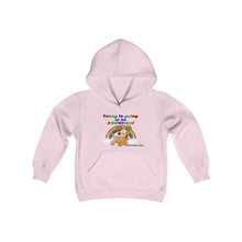 Load image into Gallery viewer, Today is Going to Be Pawsome, Puppies &amp; Rainbows Youth Heavy Blend Hooded Sweatshirt
