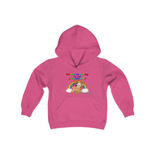 Load image into Gallery viewer, Today is Going to Be Pawsome, Puppies &amp; Rainbows Youth Heavy Blend Hooded Sweatshirt
