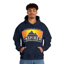 Load image into Gallery viewer, Inspired Adventure Co. The Mountains Are Calling...Unisex Heavy Blend™ Hooded Sweatshirt
