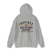 Load image into Gallery viewer, It&#39;s Just Another Day in Paradise... Inspired Adventure Co. Unisex Heavy Blend™ Hooded Sweatshirt
