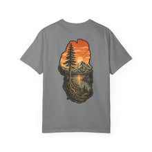 Load image into Gallery viewer, Inspired Adventure Co. Lake Tahoe Roots Series Tee – Vintage Mountain Sunset Outdoor Graphic Shirt
