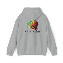 Load image into Gallery viewer, Inspired Mountain Bike Full Send Rasta Unisex Heavy Blend™ Hooded Sweatshirt
