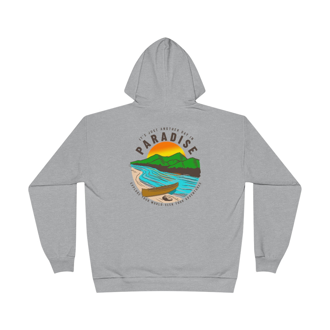 Another Day In Paradise MTN Adventure Hoodie...Unisex EcoSmart® Pullover Hoodie Sweatshirt